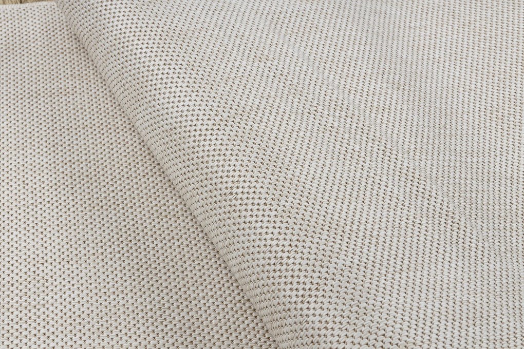 Covor, traversa SISAL SION A5165A Melanj țesute plate ecru / cremă