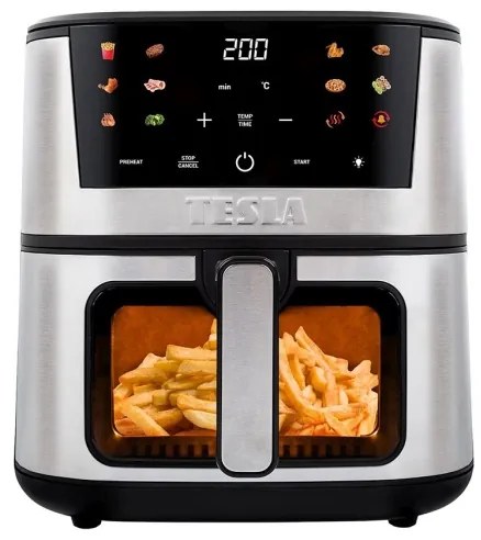Friteuză cu aer cald digitală multifuncțională TESLA Electronics AirCook 7 l 1600W/230V