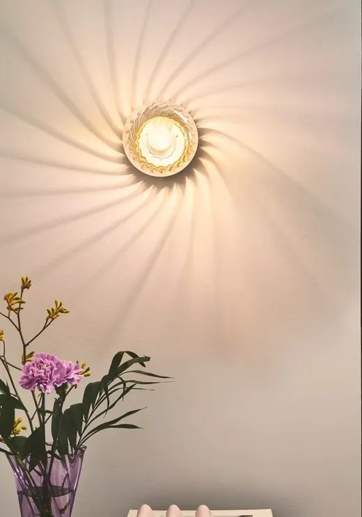 Aplica de perete design Art Deco Chisell 25 Brass