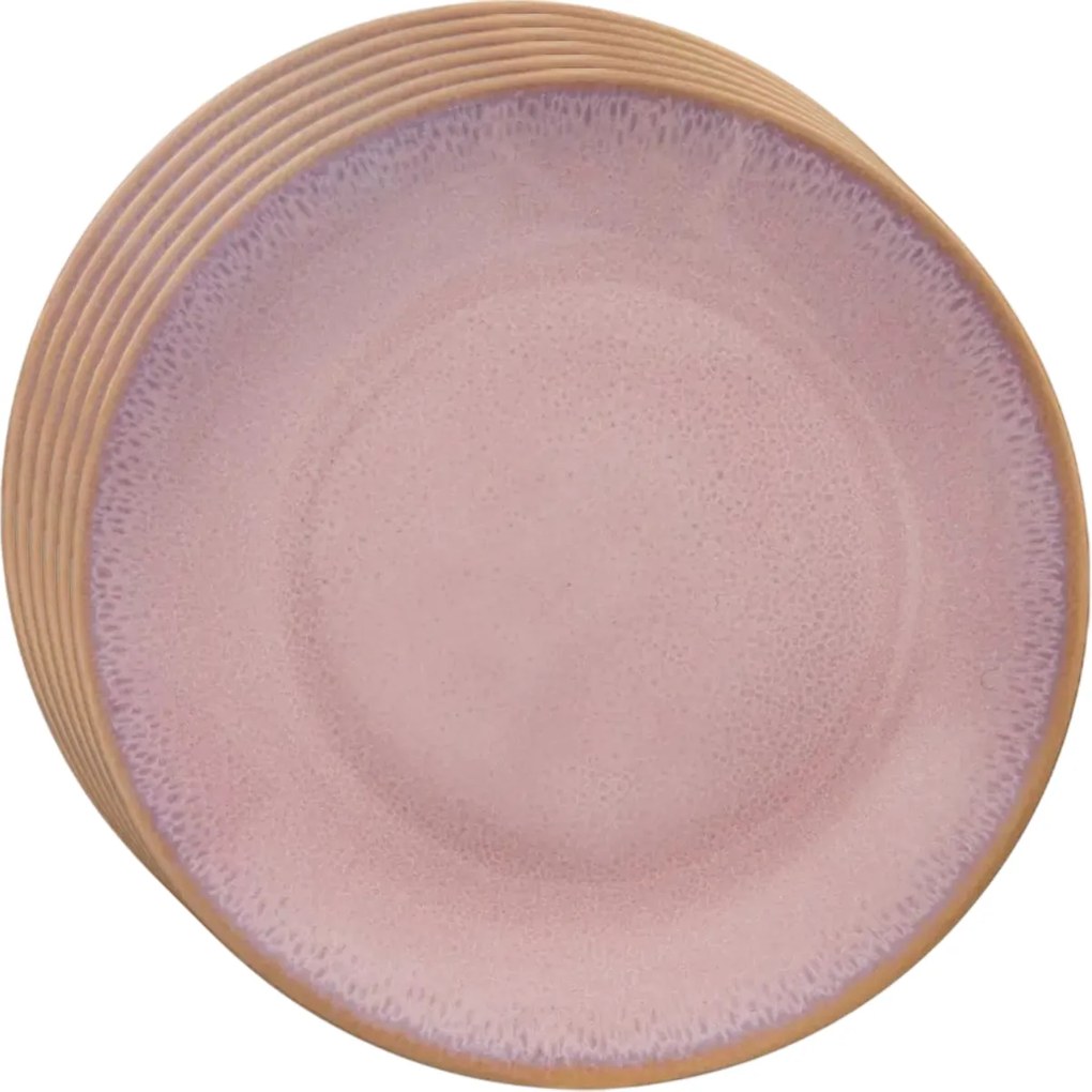 Orion Set de farfurii de desert din ceramică Glazeroz 20,5 cm, 6 buc.