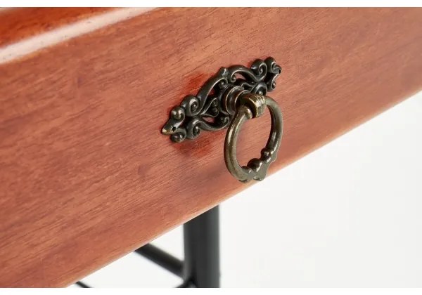 Noptieră FIONA 55x48 cm maro/negru