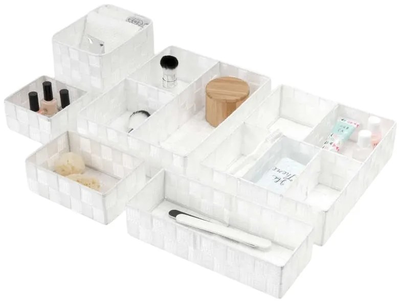 Compactor Organizator pentru lenjerie și accesorii TEX 32 x 25 x 8 cm, alb