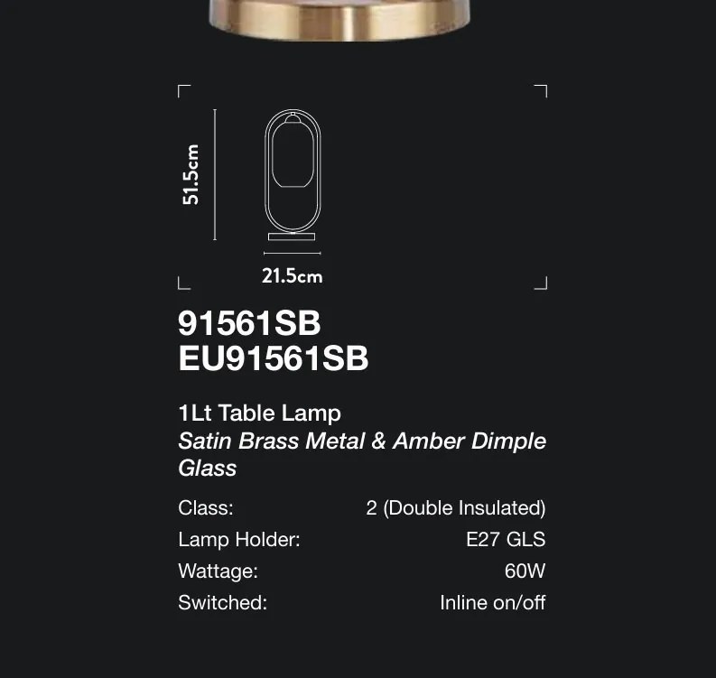 Lampa de masa design modern Belle