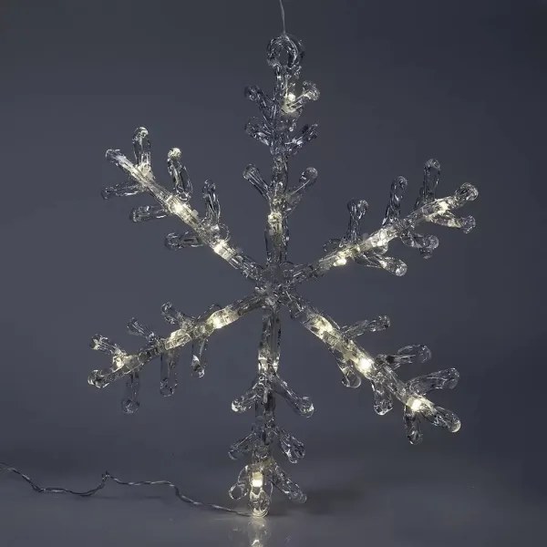 Decorațiune LED de Crăciun pentru fereastră 16xLED/3xAA alb cald