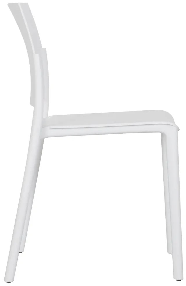 Scaun din plastic KOSTAS, alb