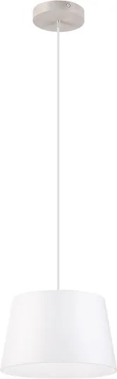 Lustră suspendată pe cablu AIDA 1xE27/60W/230V Ø 25 cm stejar/alb