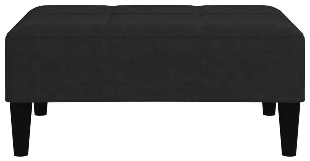 Scaun, negru, material textil microfibra 1, Negru