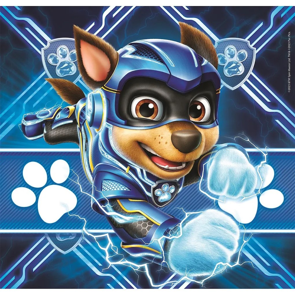 Patrula Cățelușilor Mighty Puzzle Clementoni de 3x48 bucăți