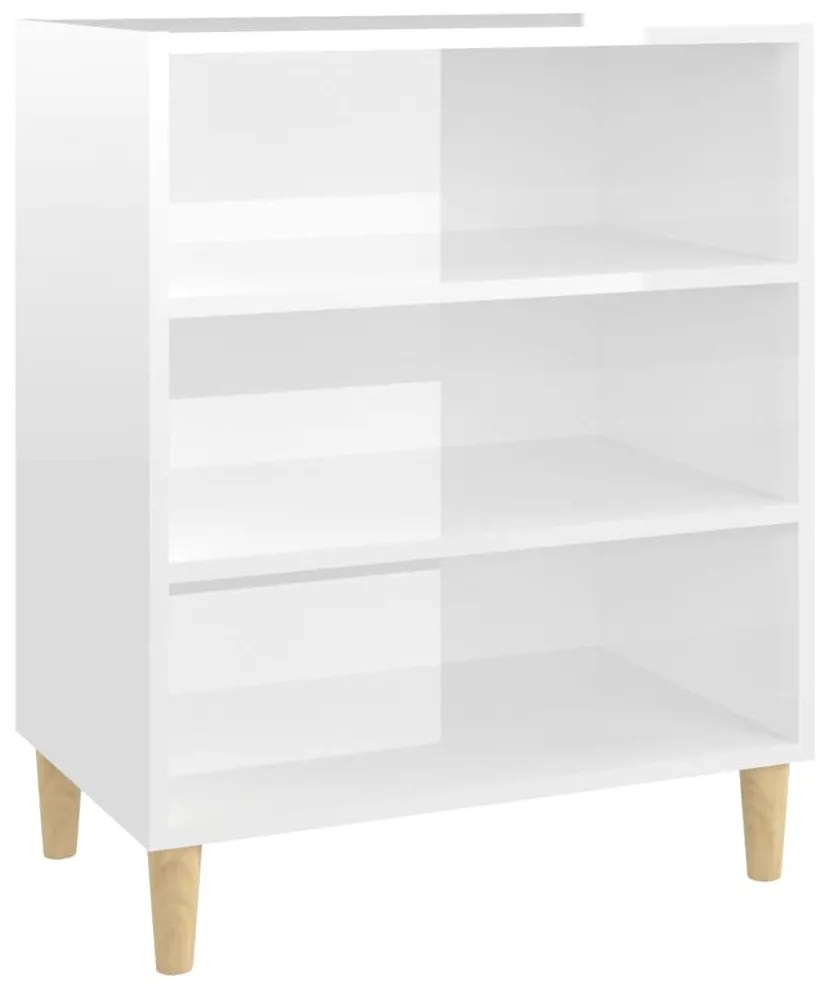806055 vidaXL Servantă, alb extralucios, 57x35x70 cm, PAL