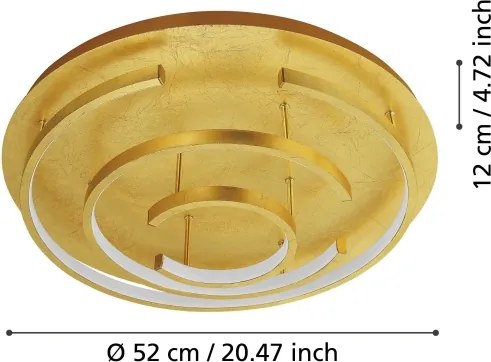 Eglo 98488 - Plafonieră LED POZONDON LED/24W/230V