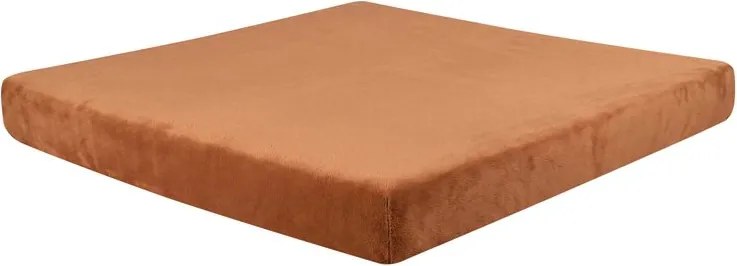 decoDoma Cearceaf cu elastic din micropluş aluniu 90 x 200 cm