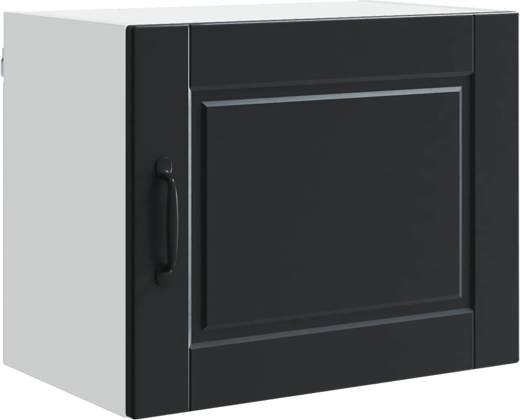 vidaXL Dulap de bucătărie cu raft Negru 50 x 31 x 40 cm Lemn compozit