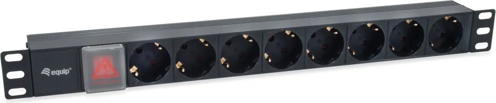 Placă de Circuit 8 Puncte de Conectare Schuko Riello REGLETA-RACK (1,8 m)