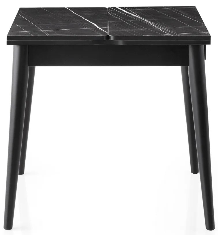Masă de sufragerie Totem Black Marble