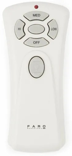 FARO 33518DC - Ventilator de tavan LED LANTAU, 15 W, 230 V, crom/lemn + telecomandă