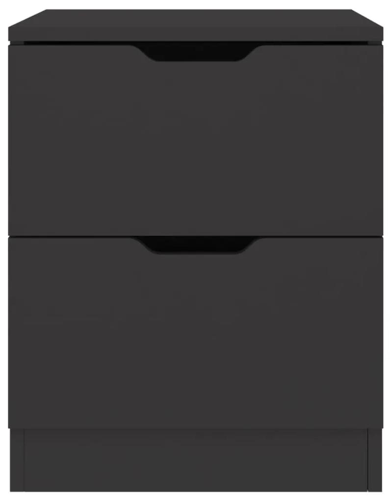 Noptiera, negru, 40x40x50 cm, PAL 1, Negru