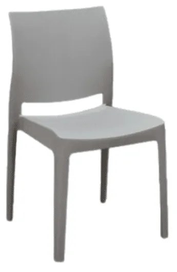 SET 4 SCAUNE PASTELLO - POLIPROPILENA - HORECA - GRI