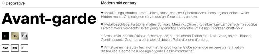 Aplica de perete moderna Avant-garde alama
