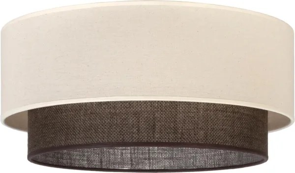 Brilagi - Plafonieră LED BOHO STYLE 1xE27/15W/230V Ø 40 cm crem/maro