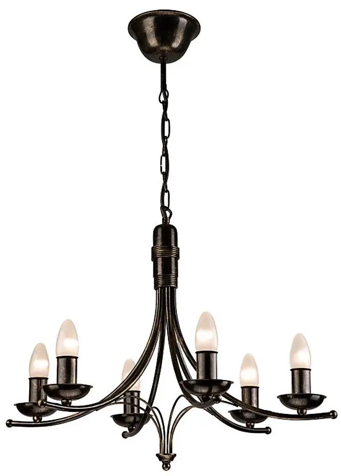 Lustră pe lanț LUCA 6xE14/40W/230V