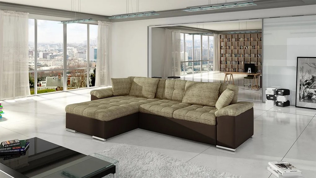 Colțar Dante (D) (piele ecologică Soft 011 + Lawa 05). 1058527