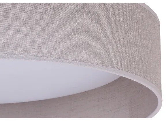 Plafonieră LED Duolla ROLLER LED/24W/230V d. 45 cm gri deschis