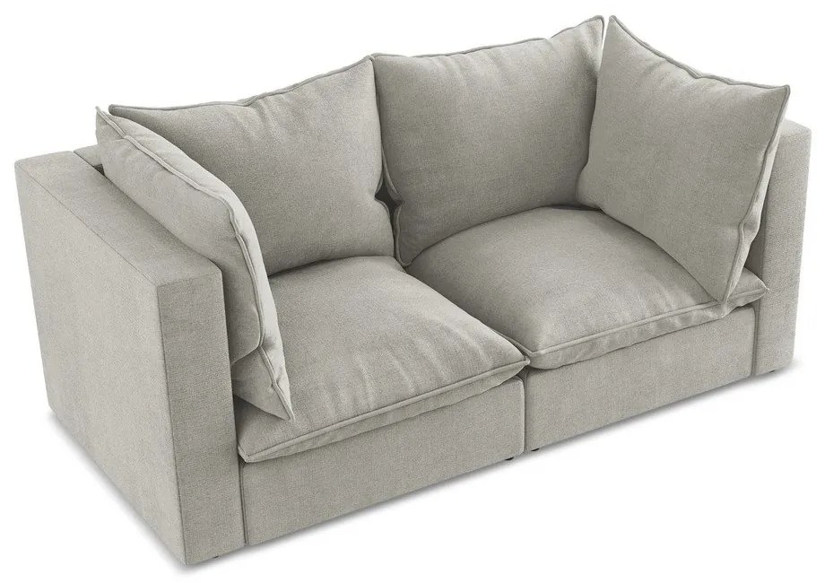 Canapea gri deschis 180 cm Manao – Makamii