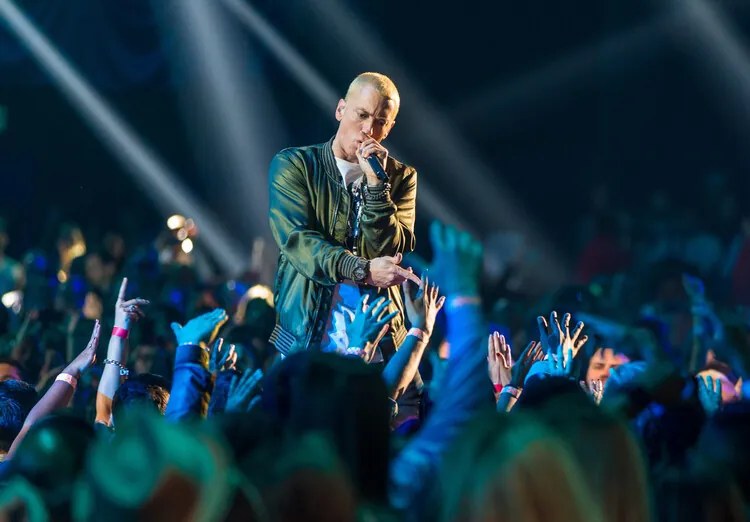 Fotografie Eminem at MTV Movie Awards 2014, Christopher Polk