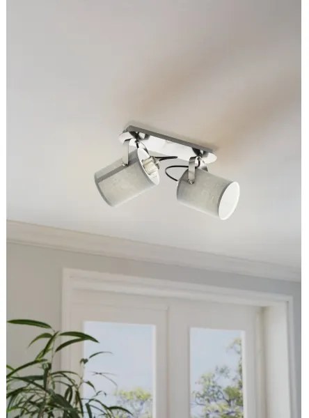Eglo 98139 - Lampă spot VILLABATE 2xE27/10W/230V