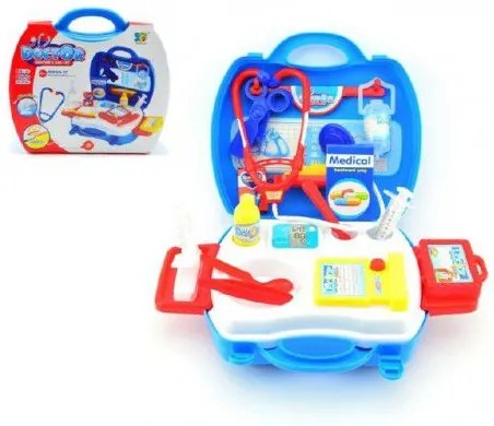 Set medic de 20 buc plastic într-o cutie plastic 24x22x10cm