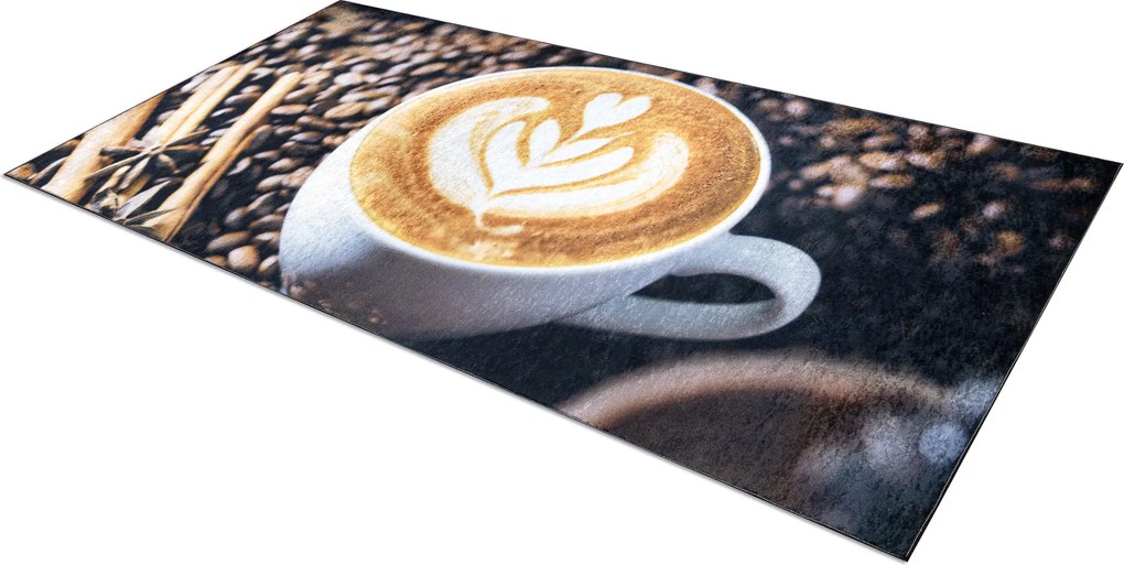 ANDRE 33210 covor lavabil Cafea bucatarie, anti-alunecare - maro
