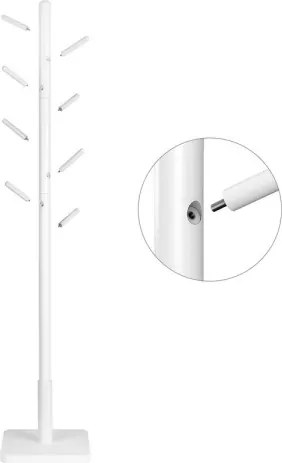 Cuier de podea LINEA, alb