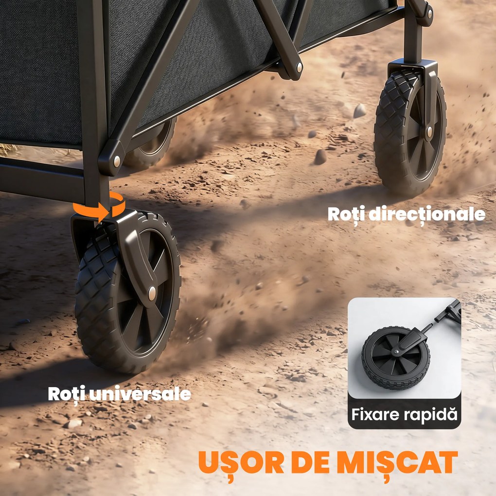 Outsunny bicicletă căruț pentru transport | Aosom Romania