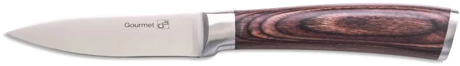 Set de cuțite Gourmet Nature G21, 5 bucăți, suport de bambus