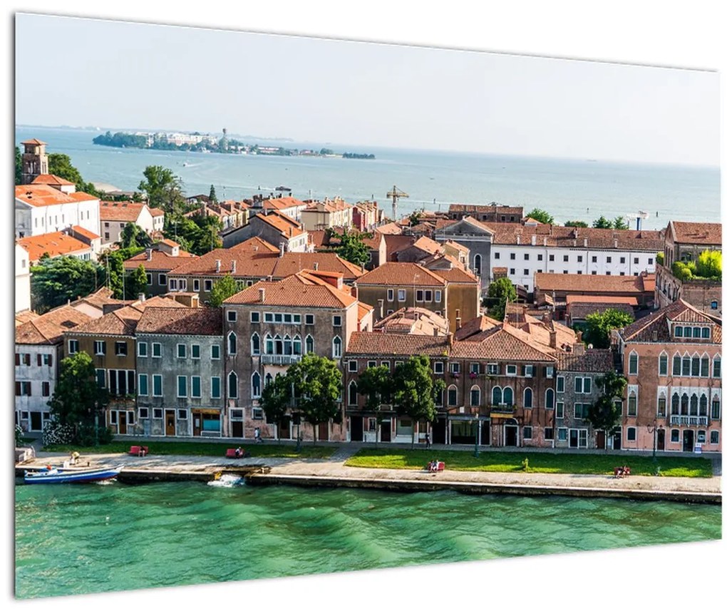 Tablou - Vedere aeriană a orașului (90x60 cm)