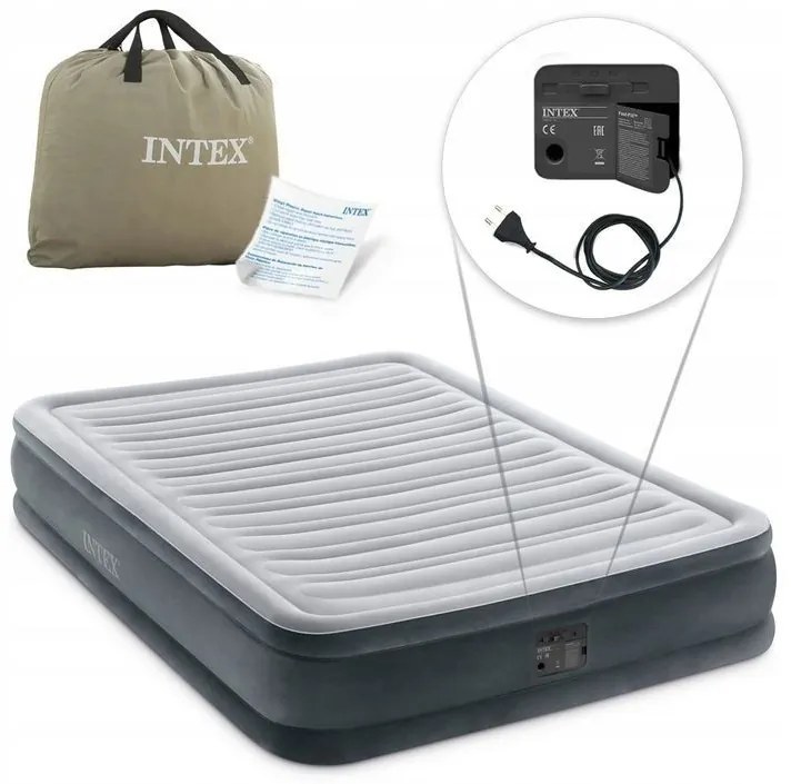 Saltea gonflabilă confortabilă ideală pentru 2 persoane