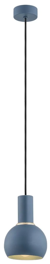 Pendul, Lustra suspendata design minimalist SINES 14cm, blue