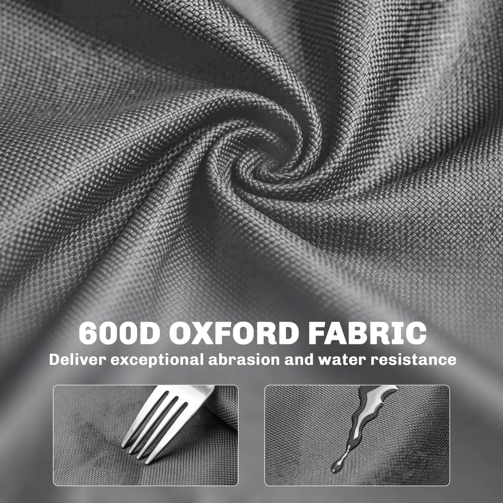 Outsunny Set de 2 Scaune de Camping Pliabile cu Suport pentru Picioare Detașabil, 82x100x88 cm, Negru | Aosom Romania