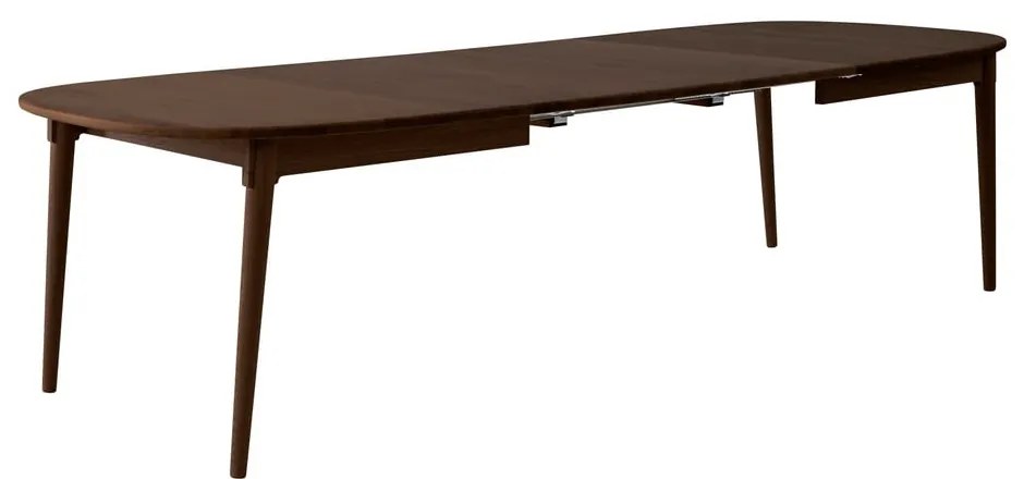 Masă de dining extensibilă din lemn de stejar cu blat suplimentar 106x184 cm Miro – Hammel Furniture