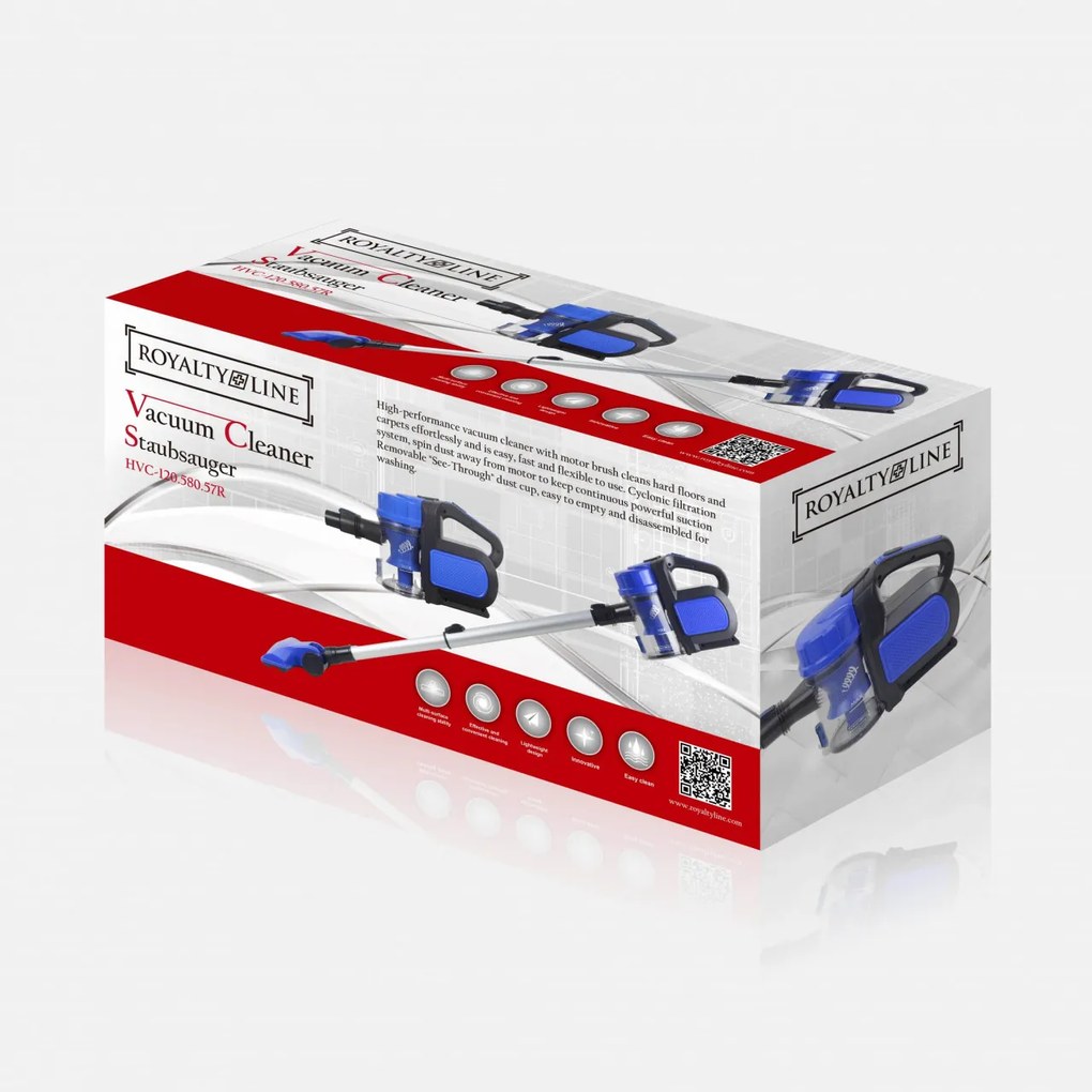 Aspirator vertical tip ciclonic cu acumulator RL-HVC-120.580.57R 14.4 V 2200 mAh