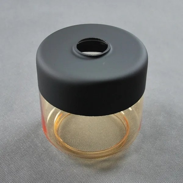 BRILAGI - Lampă de masă WOOD GLASS 1xE27/40W/230V maro/negru/bej fumuriu