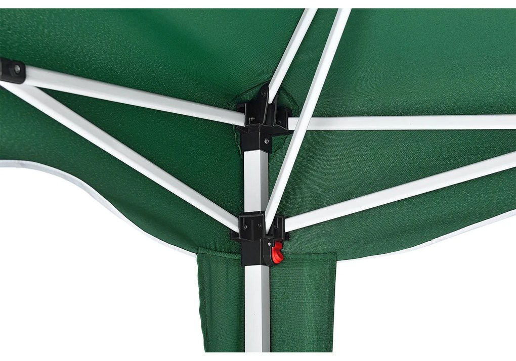 Pavilion pliabil "Vivara" 3 x 3 m verde, cu ambalaj pentru transport