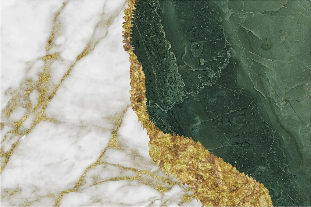 Tablou - Marmură verde N⁰3 (90x60 cm)