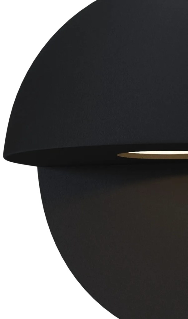 Aplica LED iluminat exterior IP55, design modern, 9cm Mezzo negru MYO033WL-L7B3K