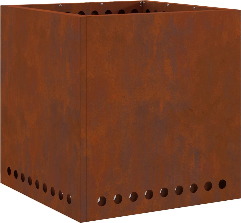 vidaXL Focar Fără Fum Maro 48 x 48 x 50 cm