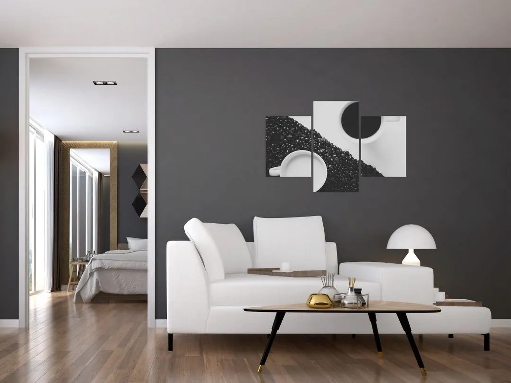 Tablou cu cafea (90x60 cm)
