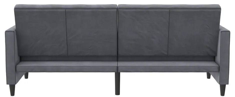 Canapea gri cu tapițerie din catifea 207 cm Celine – Støraa