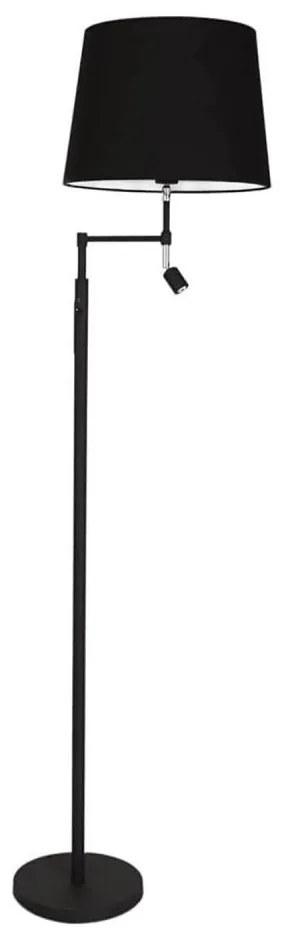 ByRydens 1988780-4007-LED Lampă de podea ORLANDO 1xE27/5W/230V+LED/3W neagră