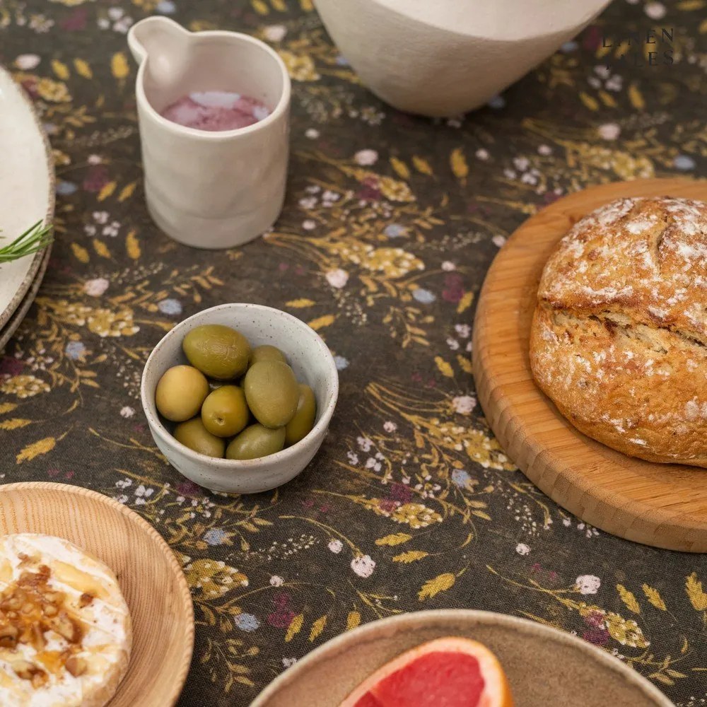 Față de masă din in 140x200 cm Woodland – Linen Tales