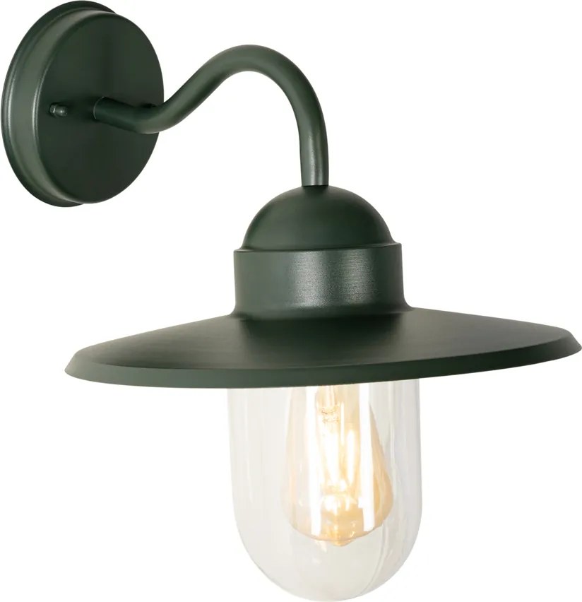 Aplică modernă de exterior verde închis IP44 - Kansas